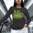 Bsc Completed Bachelor Of Science Graduation 2025 Unisex Long Sleeve T-Shirt