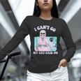 I Can't Go My Cat Said No Introvert Anxiety Cat Lover Unisex Long Sleeve T-Shirt I Can't Go My Cat Said No Introvert Anxiety Cat Lover Unisex Long Sleeve T-Shirt