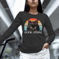 Cat Pun Introvert Anti Social Ew People Kitty Unisex Long Sleeve T-Shirt
