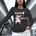 Class Of 2018 Graduation Him Her Unicorn Dabbing Shirt Unisex Long Sleeve T-Shirt