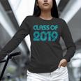 Class Of 2019 High School Graduation Teal Senior Unisex Long Sleeve T-Shirt