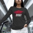 Class Of 2021 Burgundy Regalia Graduation Unisex Long Sleeve T-Shirt
