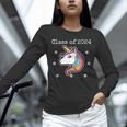 Class Of 2024 Graduation Year Unicorn Tee Shirt Unisex Long Sleeve T-Shirt
