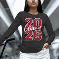 Class Of 2026 Graduation Red With Varsity Letters Unisex Long Sleeve T-Shirt