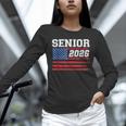 Class Of 2026 Senior Back To School American Flag Graduation Unisex Long Sleeve T-Shirt