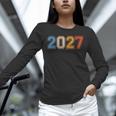 Class Of 2027 Graduate Shirts For Men Women Graduation Retro Unisex Long Sleeve T-Shirt