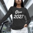 Class Of 2027 Graduation School Spirit Her Senior Class Unisex Long Sleeve T-Shirt