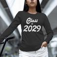 Class Of 2029 Shirt Graduation Him Her Senior Class Unisex Long Sleeve T-Shirt