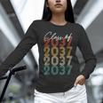 Class Of 2037 Vintage Kindergarten To Graduation Unisex Long Sleeve T-Shirt