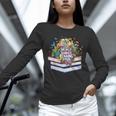 Color Our World Summer Reading 2025 Cute Book Wildflowers Unisex Long Sleeve T-Shirt