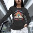 Color Our World Summer Reading 2025 Rainbow Art Book Unisex Long Sleeve T-Shirt