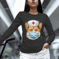 Corgi Dog Nurse RN Nursing School Graduation Unisex Long Sleeve T-Shirt