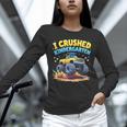 I Crushed Kindergarten Monster Truck Graduation Boys Kids Unisex Long Sleeve T-Shirt
