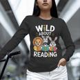 Cute Wildlife Zoo Animals For Book Reader Bookworms Unisex Long Sleeve T-Shirt Cute Wildlife Zoo Animals For Book Reader Bookworms Unisex Long Sleeve T-Shirt