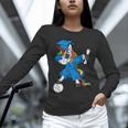 Dabbing Graduation Class 2023 Unicorn Volleyball Unisex Long Sleeve T-Shirt