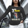 Dinosaur Graduation Cap Gown 3rd Grade Graduate Nailed It Unisex Long Sleeve T-Shirt
