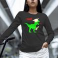 Dinosaur Rawr Diploma Grad Graduate Graduation Unisex Long Sleeve T-Shirt