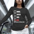 EdD Doctor Of Education Dr Doctorate Graduation Unisex Long Sleeve T-Shirt