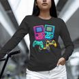 Eighties Console Controller Gaming Player Gadget Nostalgia Unisex Long Sleeve T-Shirt