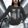 Family Nurse Practitioner Flag FNP Nursing Graduation Unisex Long Sleeve T-Shirt