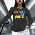 First Day Of School Shirt Peace Out Pre-K Graduation Kids So Unisex Long Sleeve T-Shirt