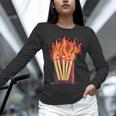 Flames And Lighter Costume For Matchbook Lovers Unisex Long Sleeve T-Shirt