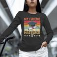 My Friend Mastered It Master's Degree Graduation Vintage Unisex Long Sleeve T-Shirt