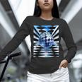 Frutiger Aero Aesthetic Tech Checkered Room Orb Sky Unisex Long Sleeve T-Shirt Frutiger Aero Aesthetic Tech Checkered Room Orb Sky Unisex Long Sleeve T-Shirt