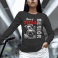 Fun Trendy UFO Sloth Graduation Class Of 2024 Senior Unisex Long Sleeve T-Shirt