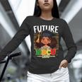 Future HBCU Grad Afro Girl College Graduation Kids Unisex Long Sleeve T-Shirt