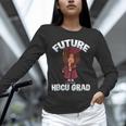 Future HBCU Grad Girl Wearing Graduation Gown Unisex Long Sleeve T-Shirt