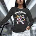 Girls Dabbing Unicorn 6th Sixth Grade Nailed It Graduation Unisex Long Sleeve T-Shirt