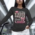 Girls Little Miss Kindergarten Grad 2025 Coquette Graduation Unisex Long Sleeve T-Shirt
