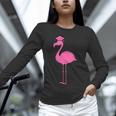 Graduate Cute Pink Flamingo Graduation Unisex Long Sleeve T-Shirt