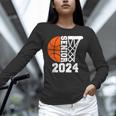 Graduate Senior Class Of 2024 Basketball Player Graduation Unisex Long Sleeve T-Shirt