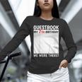 Guestbook 7th Birthday 7 Year Old Born 2018 Bday Unisex Long Sleeve T-Shirt Guestbook 7th Birthday 7 Year Old Born 2018 Bday Unisex Long Sleeve T-Shirt