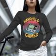 Handheld Gamer Retro Portable Console Nostalgia Unisex Long Sleeve T-Shirt