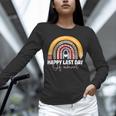 HAPPY LAST OF DAY SCHOOL Rainbow Teacher Student Graduation Unisex Long Sleeve T-Shirt