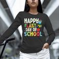 Happy Last Day Of School Teacher Kids Boys Girls Graduation Unisex Long Sleeve T-Shirt