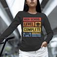 High School Level Complete Class Of 2024 Senior Graduation Unisex Long Sleeve T-Shirt
