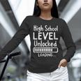High School Level Unlocked Gamer Graduation Apparel Unisex Long Sleeve T-Shirt