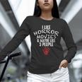 I Like Horror Movies And Maybe 3 People Introvert Unisex Long Sleeve T-Shirt I Like Horror Movies And Maybe 3 People Introvert Unisex Long Sleeve T-Shirt
