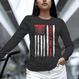 Hospice Aide American Flag Nurses Graduation Medical Unisex Long Sleeve T-Shirt