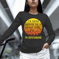 I'm Outstanding Retro Introvert Mountain Trip Lover Unisex Long Sleeve T-Shirt