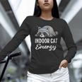 Indoor Cat Energy Raccoon Introvert Anti Social Mascot Unisex Long Sleeve T-Shirt Indoor Cat Energy Raccoon Introvert Anti Social Mascot Unisex Long Sleeve T-Shirt