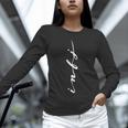 INFJ Introvert Personality Psychology Vertical Writing Unisex Long Sleeve T-Shirt INFJ Introvert Personality Psychology Vertical Writing Unisex Long Sleeve T-Shirt