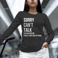 Introvert Can't Talk Reached People Limit For The Week Unisex Long Sleeve T-Shirt
