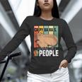 Introvert Capybara Rodent Animal Lover Antisocial Retro Unisex Long Sleeve T-Shirt