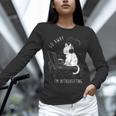 Introvert Cat With Coffee On Computer Antisocial Emo Goth Unisex Long Sleeve T-Shirt Introvert Cat With Coffee On Computer Antisocial Emo Goth Unisex Long Sleeve T-Shirt