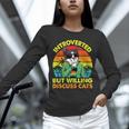 Introvert Cats Sarcasm Cat Lover Introverts Unisex Long Sleeve T-Shirt